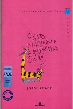 Capa do livro O gato malhado e a andorinha Sinhá